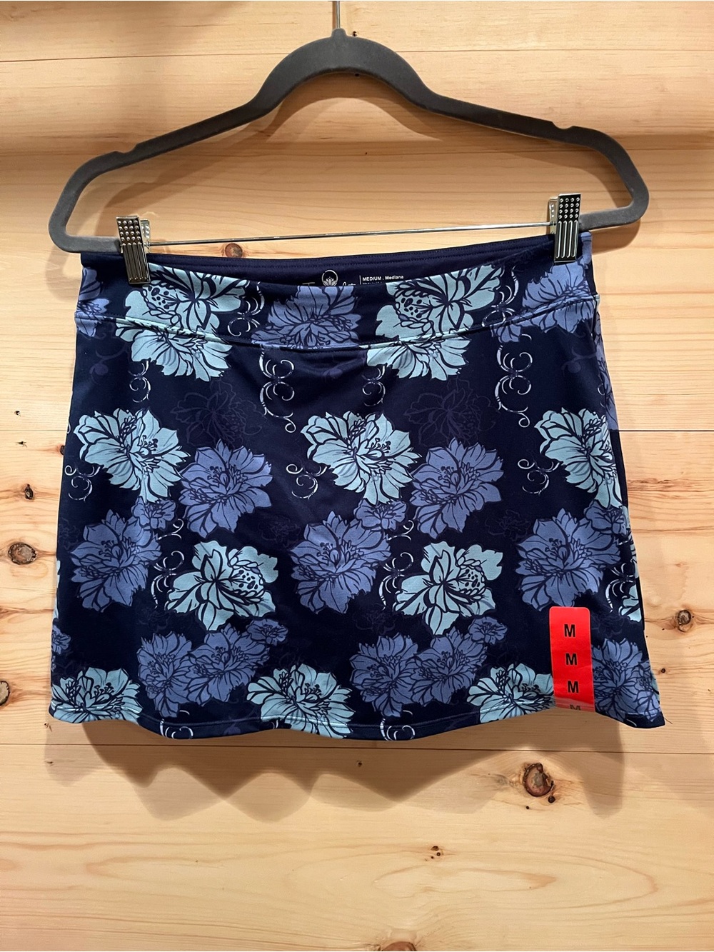 Tranquility by Colorado Clothing Navy Floral Mini Skort